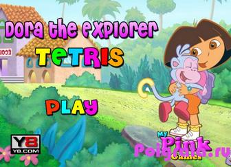 Даши следопыт играет в тетрис картинка 1